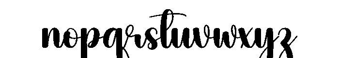 Familytime Font LOWERCASE
