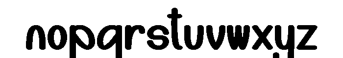 Famous Beach Font LOWERCASE
