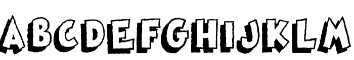 Famous Oldies Shad Font UPPERCASE