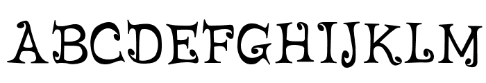 FancyFace Font UPPERCASE