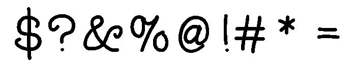 FancyShmancy Font OTHER CHARS