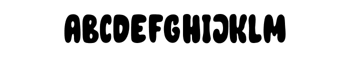 Fandolls Free Font Regular Font UPPERCASE
