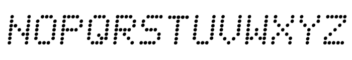 Fanfare Ticker Semi-Italic Font LOWERCASE