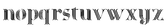 Fanfarrón Font LOWERCASE