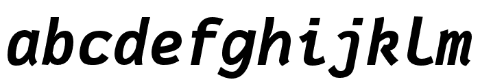 Fantasque Sans Mono Bold Italic Font LOWERCASE