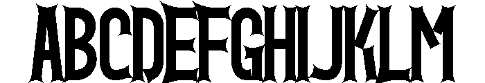Fantastic Deception One Demo Regular Font UPPERCASE