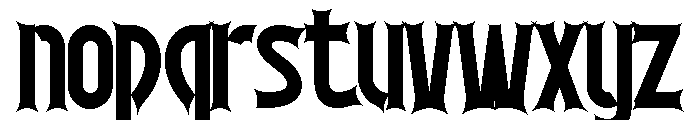 Fantastic Deception One Demo Regular Font LOWERCASE