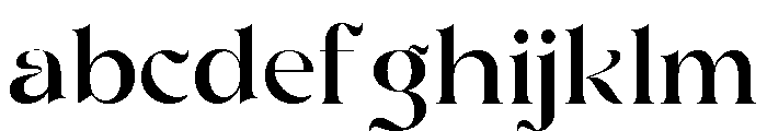 Fantasy BrooklynDEMO Regular Font LOWERCASE