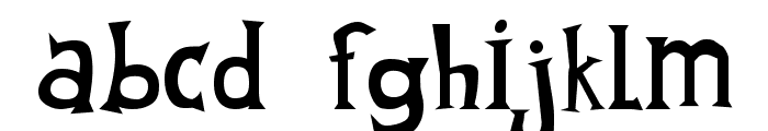 Fantique Four Shareware Font LOWERCASE