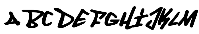 Fantom Expanded Italic Font LOWERCASE