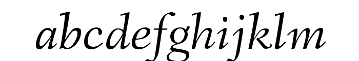 Fanwood Italic Font LOWERCASE