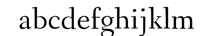 Fanwood Regular Font LOWERCASE