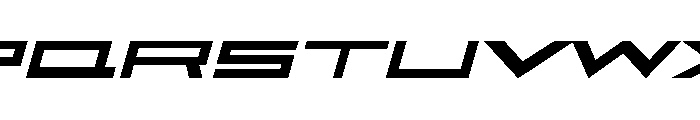 Faqro Extended Expand Trial Italic Font UPPERCASE