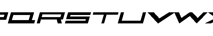Faqro Extended Expand Trial Italic Font LOWERCASE