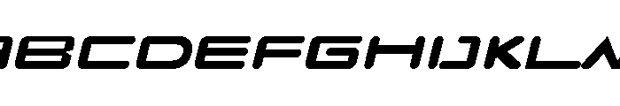 Faqro Extended Round Italic Font UPPERCASE