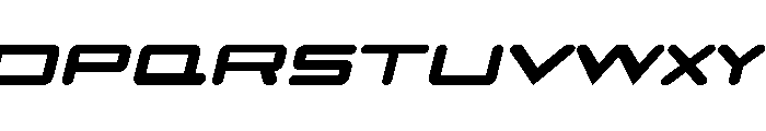 Faqro Extended Round Italic Font LOWERCASE