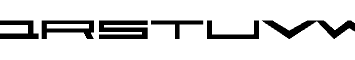 Faqro Extended Wide Font UPPERCASE