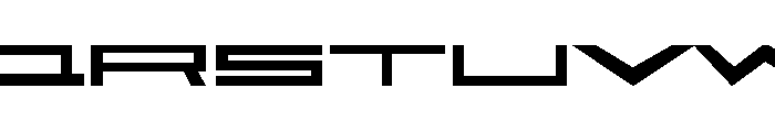 Faqro Extended Wide Font LOWERCASE