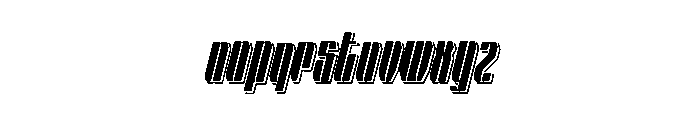 Far away galaxy Font UPPERCASE