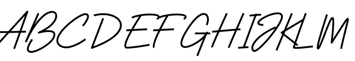 Farah Shanum Script Font UPPERCASE