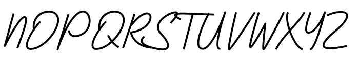 Farah Shanum Script Font UPPERCASE