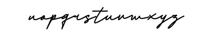 Farah Shanum Script Font LOWERCASE