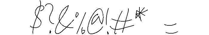 Farel 001 Script Font OTHER CHARS