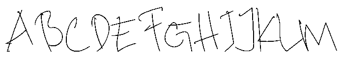 Farel 001 Script Font UPPERCASE