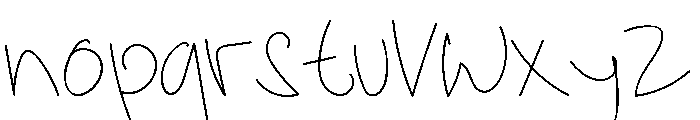 Farel 001 Script Font LOWERCASE