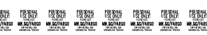 FargoItalicPERSONALUSE Font OTHER CHARS
