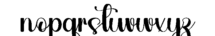 Farm Remember Font LOWERCASE