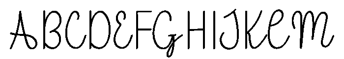 Farmhouse Handmade Font UPPERCASE