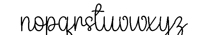 Farmhouse Handmade Font LOWERCASE