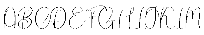 Farmhouse Kitchen Font UPPERCASE