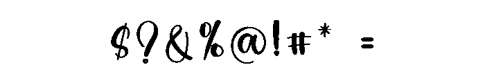 Farmwork Font OTHER CHARS