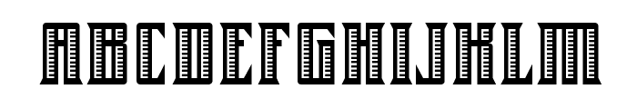 Farrier ICG Shaded Font UPPERCASE