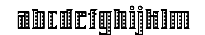 Farrier ICG Shaded Font LOWERCASE