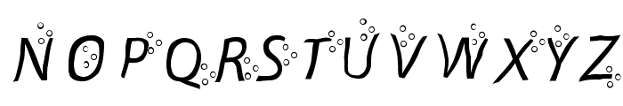 Fart Bubble Font UPPERCASE
