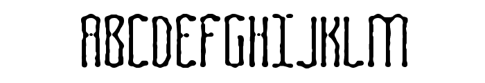 Fascii Smudge BRK Font UPPERCASE