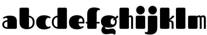 Fascinate-Regular Font LOWERCASE