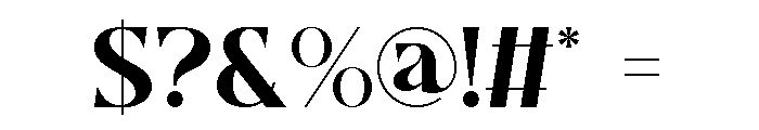 Faseon Font OTHER CHARS