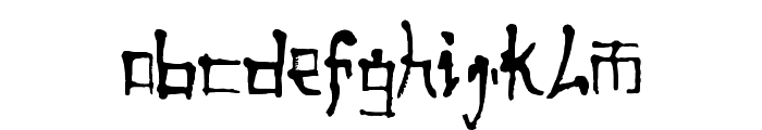 Fast Monk _ Ink Regular Font LOWERCASE