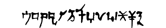 Fast Monk _ Ink Regular Font LOWERCASE