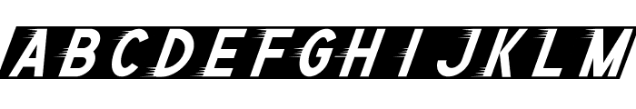 Fast Speed Demo Font UPPERCASE