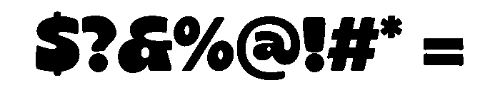 Faster Break Normal Font OTHER CHARS