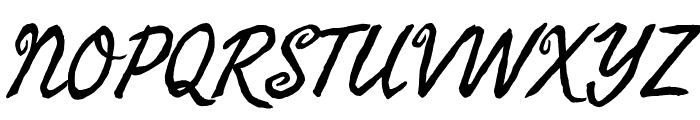 Fasthand Regular Font UPPERCASE