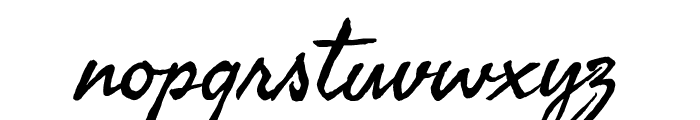 Fasthand Regular Font LOWERCASE