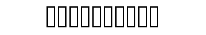 Fat Brush WK Font OTHER CHARS