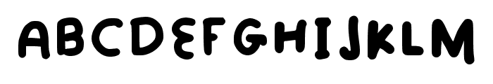 Fat Cheeks Regular Font UPPERCASE