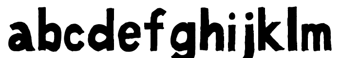 Fat Free Solid Font LOWERCASE